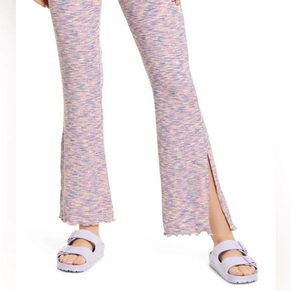 Lisa Says Gah Pants - LISA SAYS GAH NWT Josie Berry Spacedye Ribbed flare pant Size M